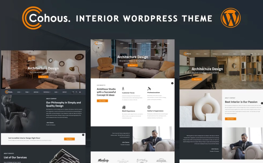 Cohous – Interior WordPress Theme