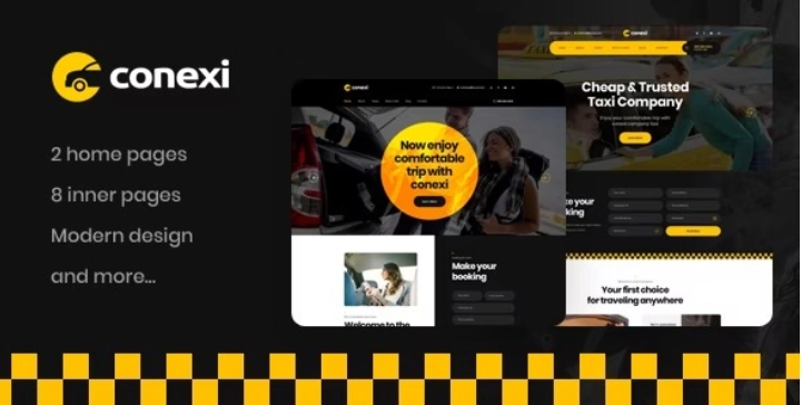Conexi – Taxi Booking Service WordPress Theme + RTL
