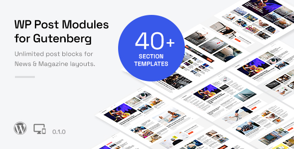 WP Post Modules for Gutenberg
