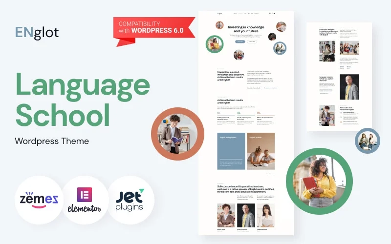 Englot – Clean Language Course WordPress Theme
