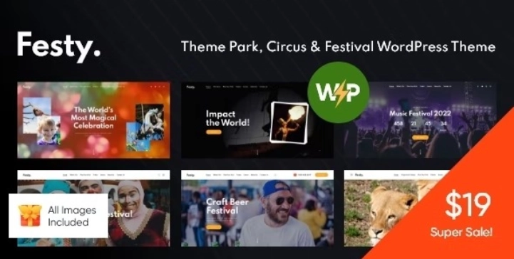 Festy – Theme Park, Circus & Festival WordPress Theme