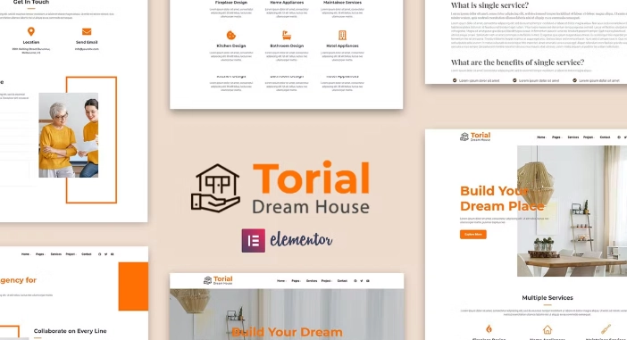 Torial – Interior Design Elementor Template