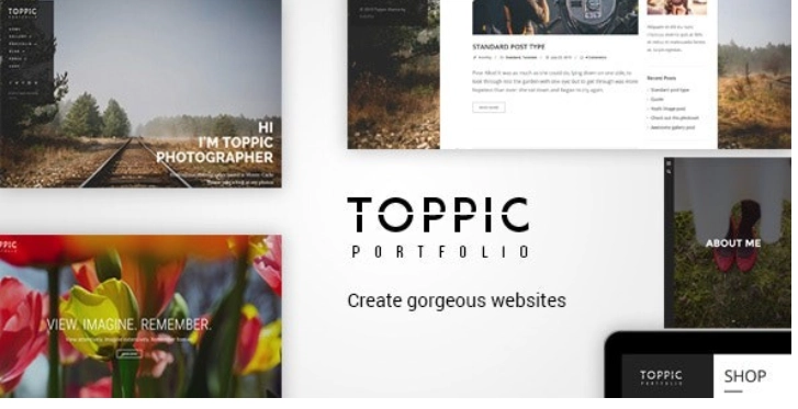 TopPic – Portfolio Photography Theme