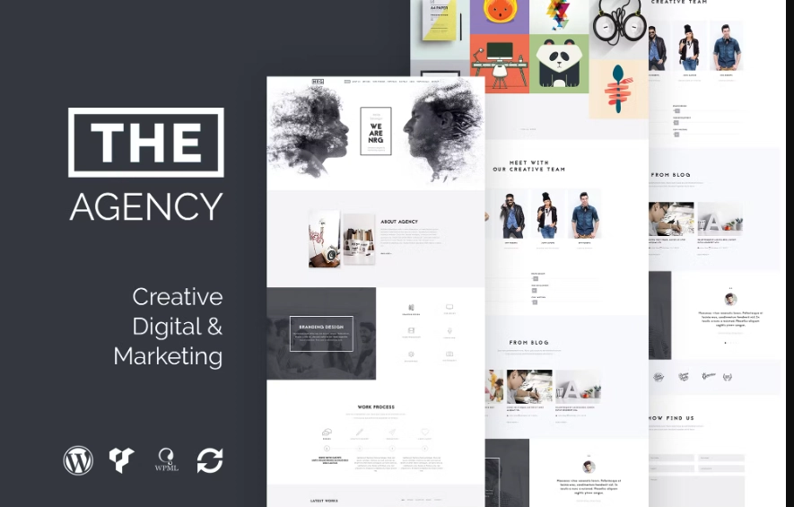 The Agency – Creative One Page Agency WP Theme