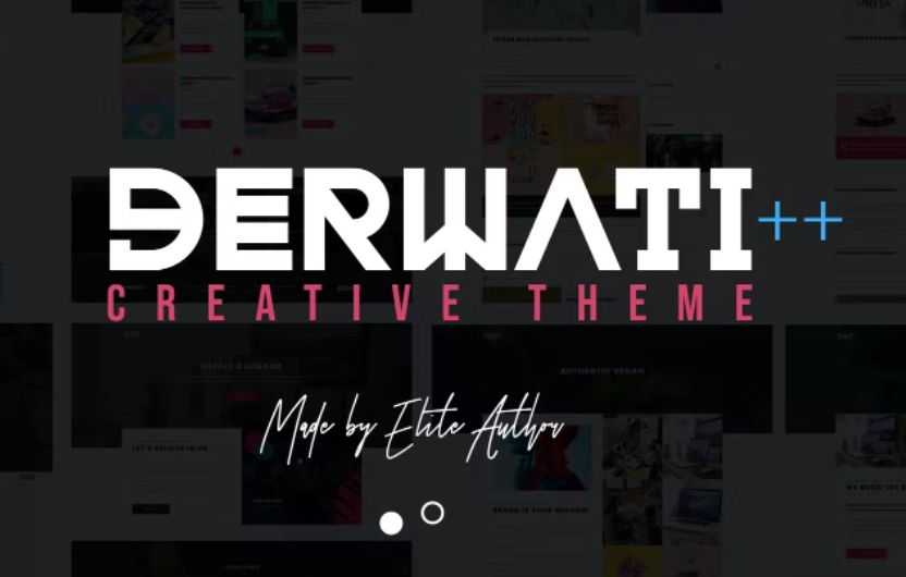 Derwati – Trendy & Creative Portfolio Theme