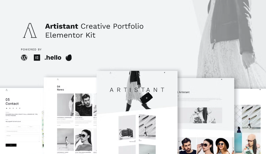 Artistant – Creative Photography Portfolio Elementor Template