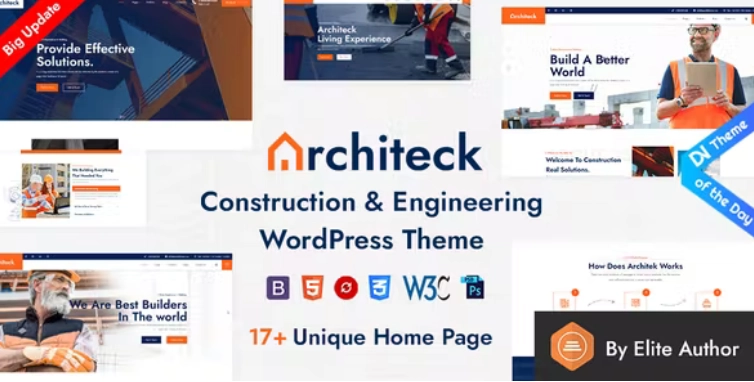 Architeck – Construction WordPress Theme