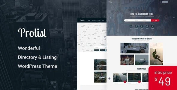 Prolist – Directory Listing WordPress Theme
