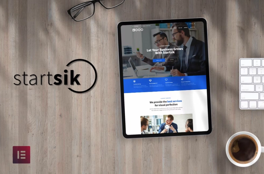 Startsik – Startup Business Elementor Template