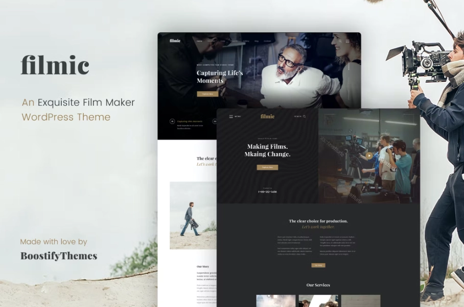 Filmic – Movie Studio & Film Maker WordPress Theme