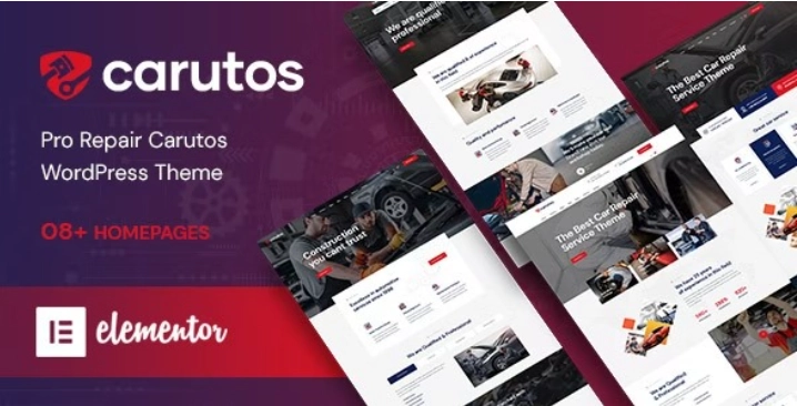 Carutos – Car Repair Services & Auto Parts WooCommerce WordPress Theme