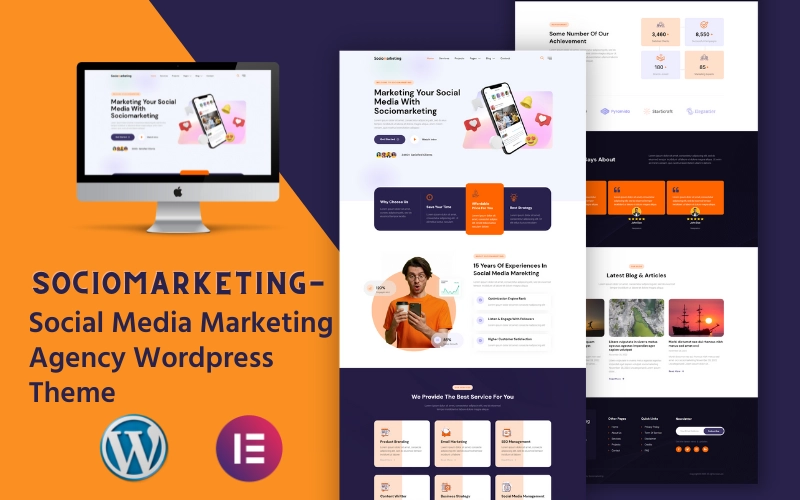 Sociomarketing – Social Media Marketing Agency WordPress Theme