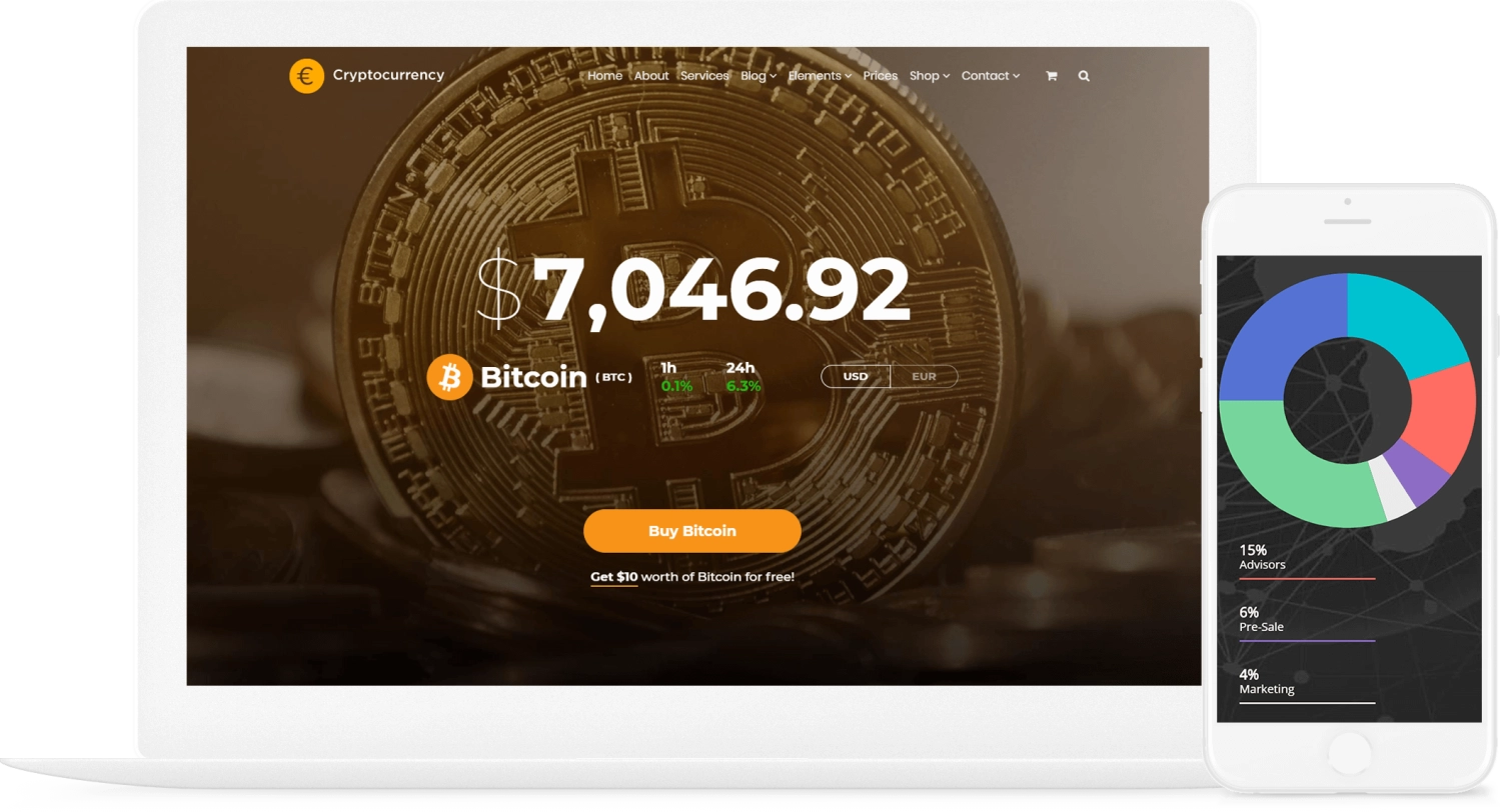 VisualModo – Cryptocurrency WordPress Theme