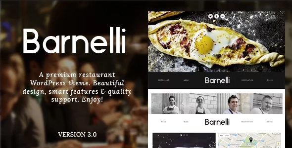 Barnelli – Restaurant Responsive WordPress Theme