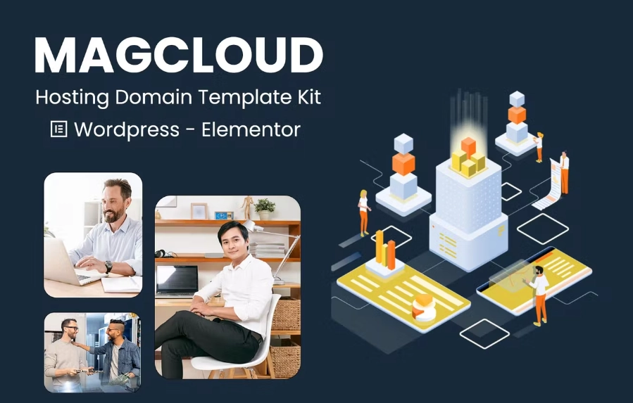 Magcloud – Hosting Domain Elementor Template