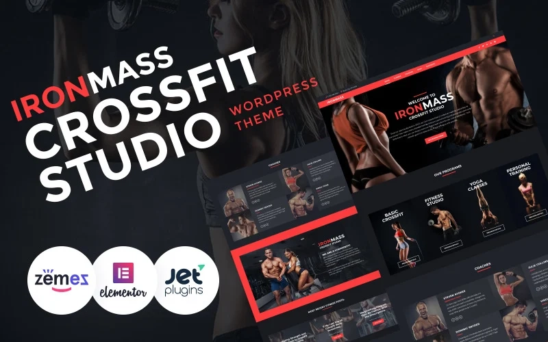 IronMass – Gym Fitness & Bodybuilding WordPress Theme