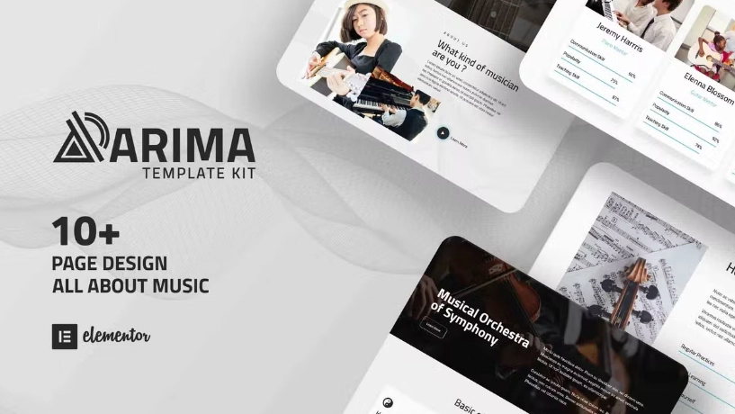 Arima – Musical Symphony Elementor Template