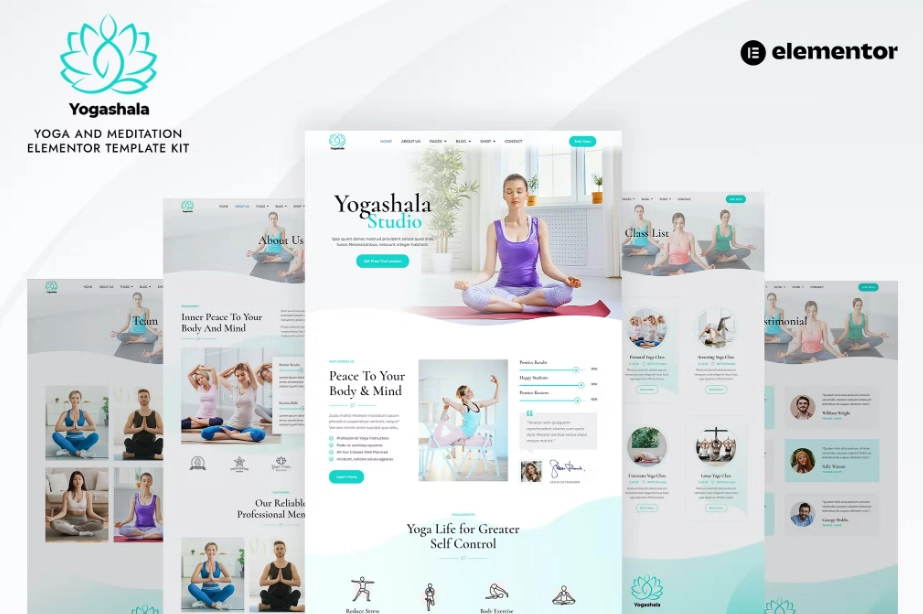 Yogashala – Yoga & Meditation Elementor Template