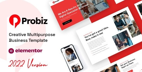 Probiz – An Easy to Use and Multipurpose Business and Corporate WordPress Theme