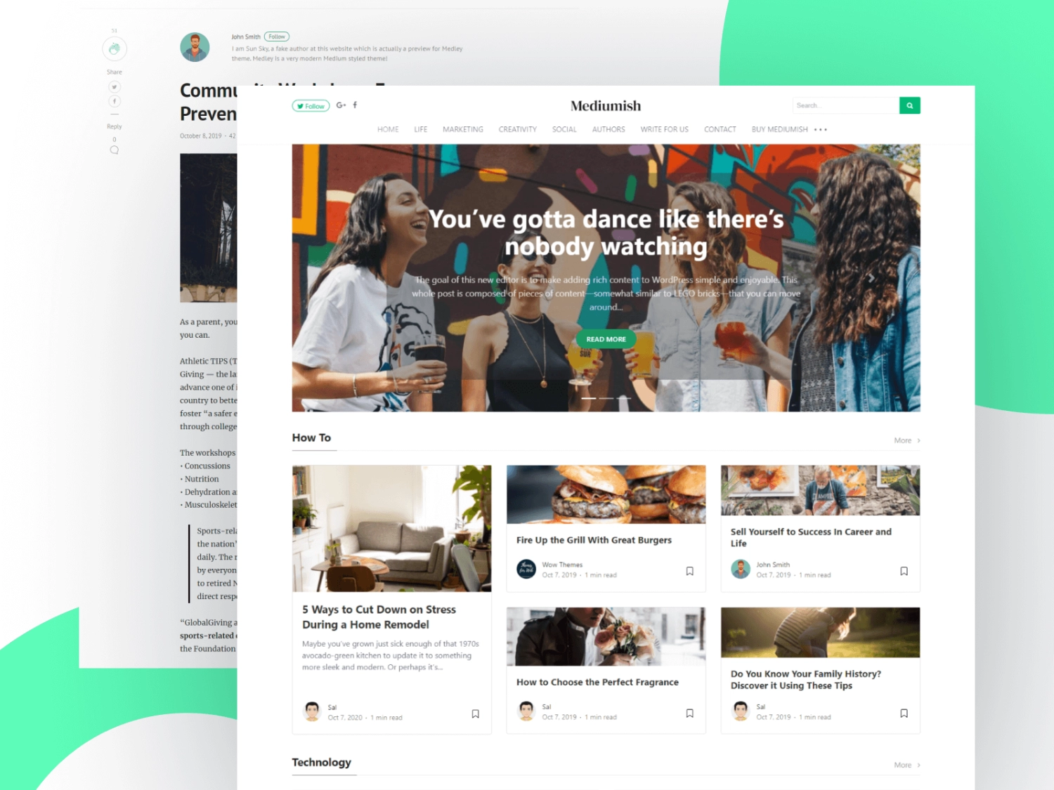 Mediumish WordPress – Theme like Medium