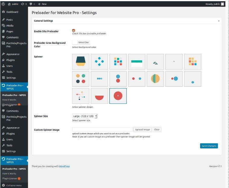 Preloader for Website Pro - WPOS