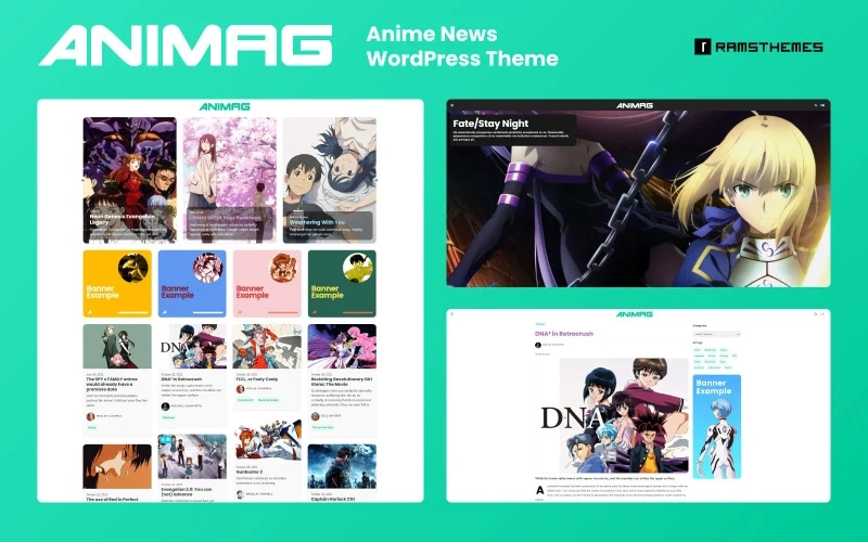 ANIMAG – Anime News WordPress Theme