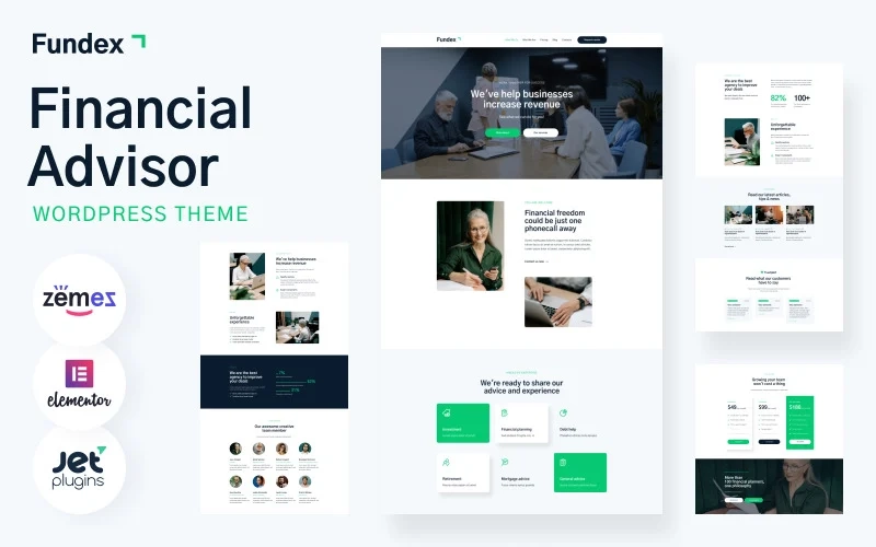 Fundex – Financial Advisor WordPress Theme