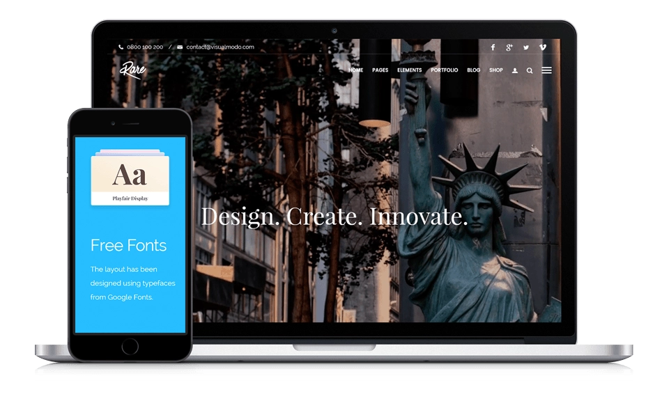 Rare WordPress Theme
