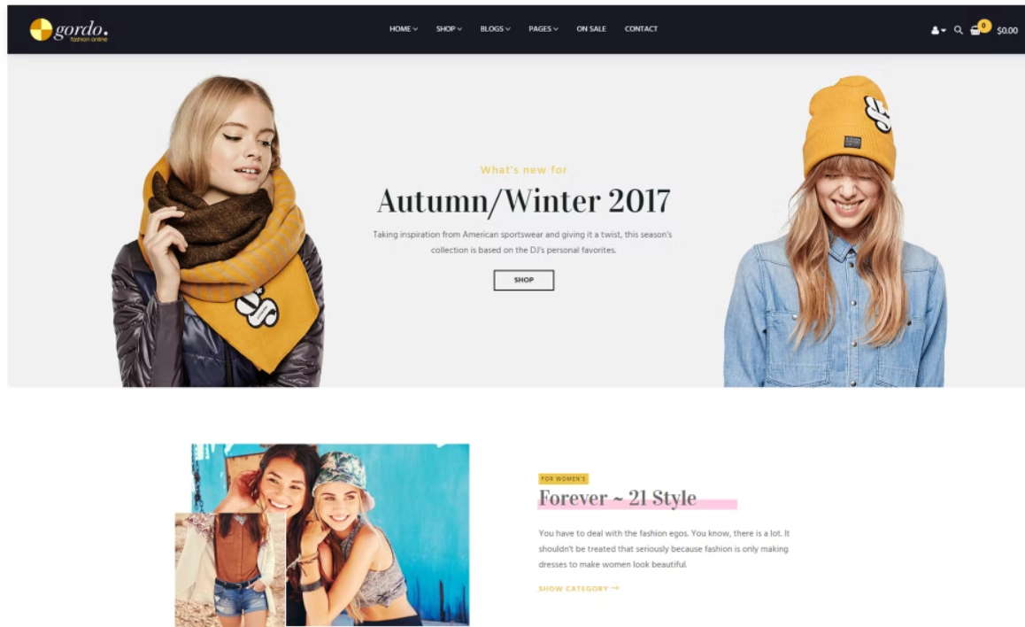 Gordo – Responsive WooCommerce WordPress Theme