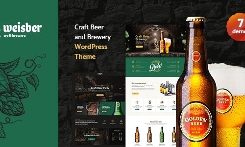 Weisber – Craft Beer & Brewery WordPress Theme
