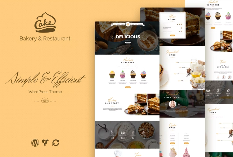 Cake – Easy Slight Bakery & Backing Theme
