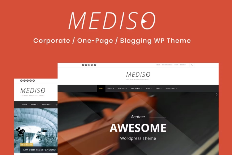 Mediso – Corporate / One-Page WordPress Theme