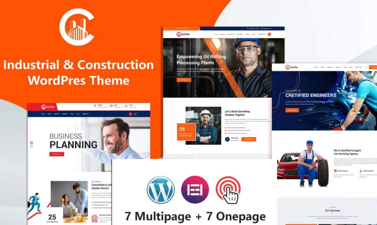Dustra – Industrial & Construction WordPress Theme