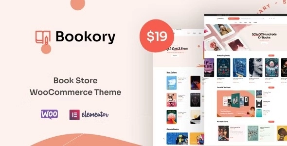 Bookory – Book Store WooCommerce Theme