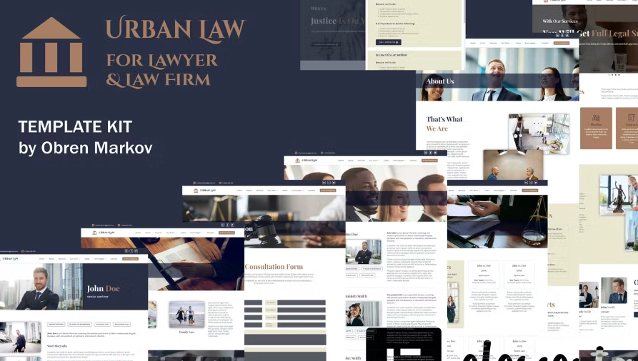 Urban Law – Lawyer & Law Firm Elementor Template
