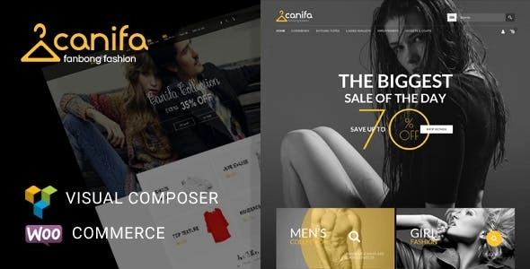 Canifa – Fashion Shop RTL Responsive WooCommerce WordPress Theme