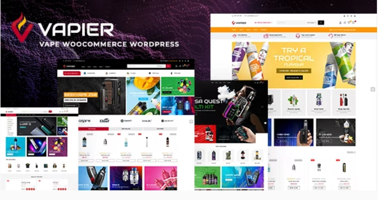Vapier – Vape Store WooCommerce WordPress Theme