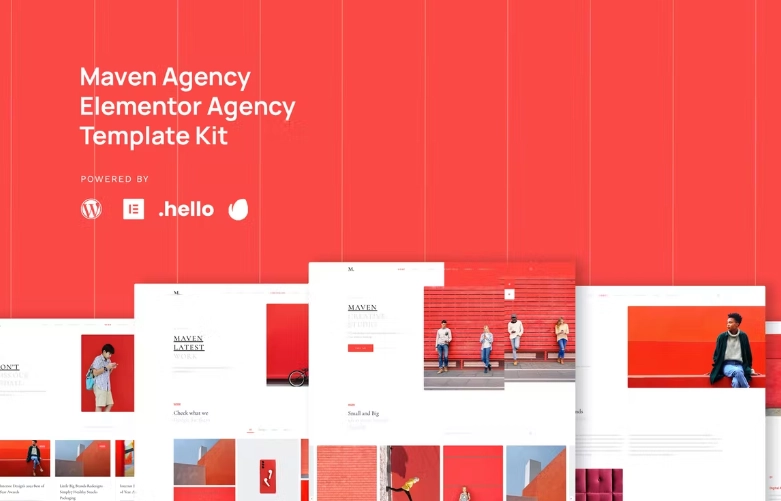 Maven – Business Agency Elementor Template