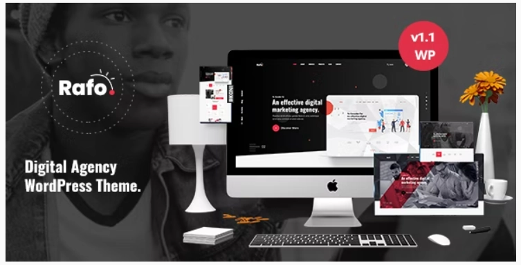 Rafo – Digital Agency WordPress Theme