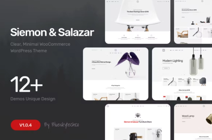 Siemon & Salazar – Clean, Minimal WooCommerce Theme