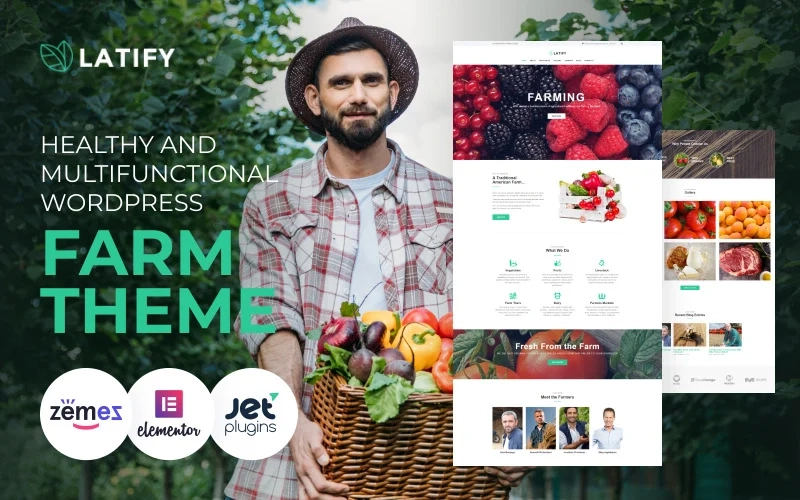 Latify – Private Farm Responsive WordPress Theme