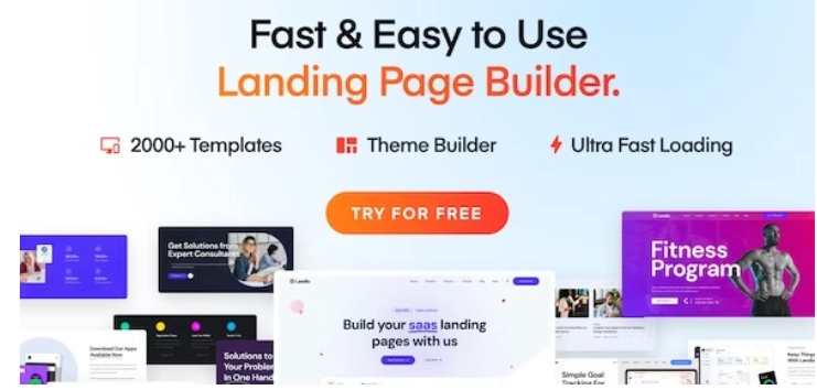 Landio  – Multi-Purpose Landing Page WordPress Theme