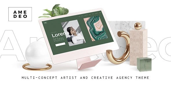 Amedeo – Multi-concept Artist and Creative Agency Theme