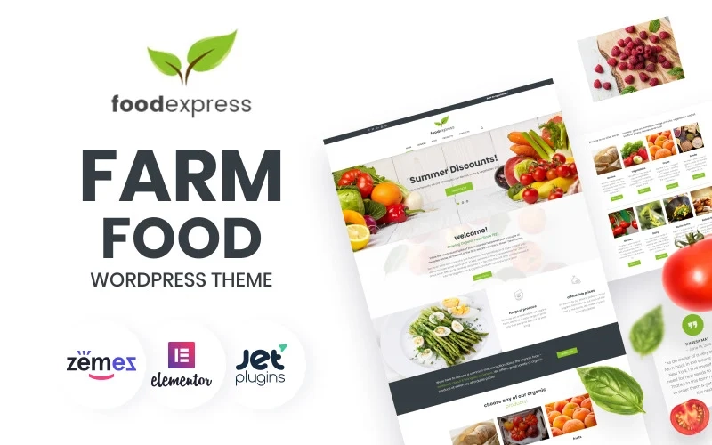Food Express – Agriculture & Farm WordPress Theme