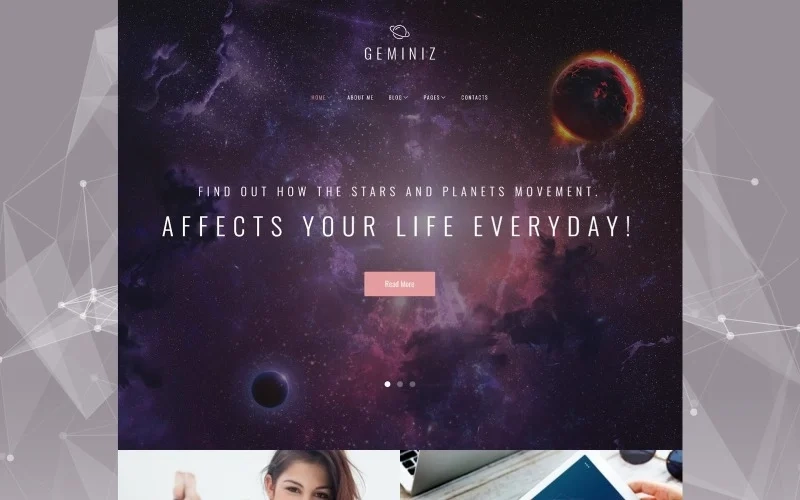 Geminiz – Astrology Blog WordPress theme WordPress Theme