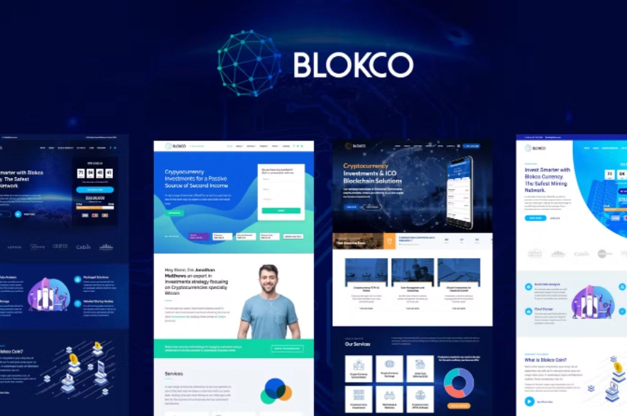 Blokco – ICO, Cryptocurrency & Consulting WP Theme