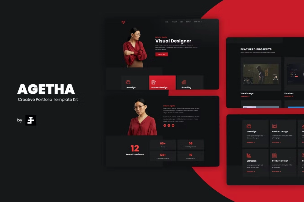 Agetha – Creative Portfolio Template