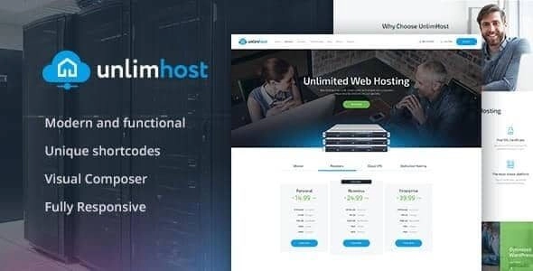 UnlimHost – Web Hosting & Internet Technology WordPress Theme