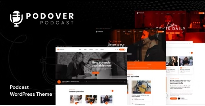 Podover – Podcast Wordpress Theme