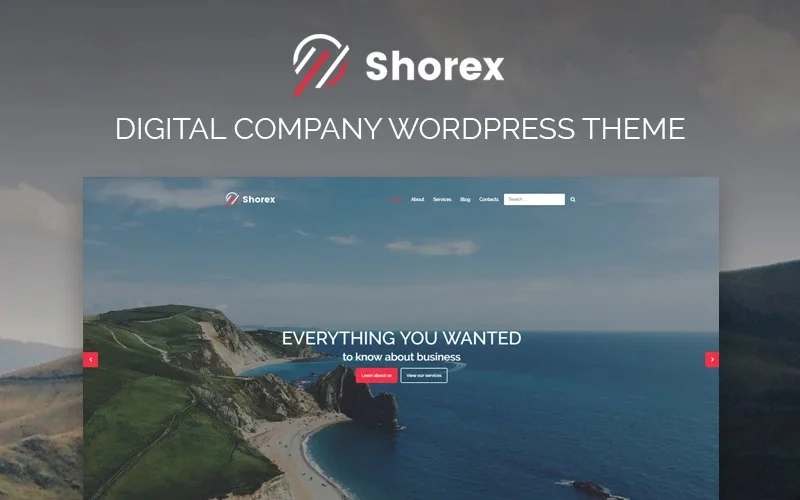 Shorex – Digital Multipurpose Modern WordPress Elementor Theme WordPress Theme